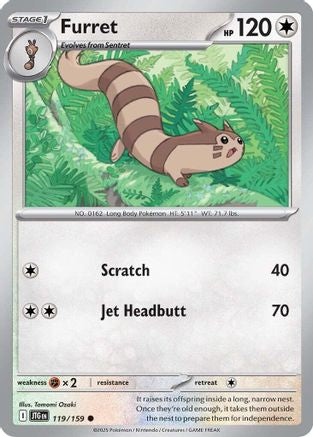 Furret (119/159) [Scarlet & Violet: Journey Together] Reverse Holofoil