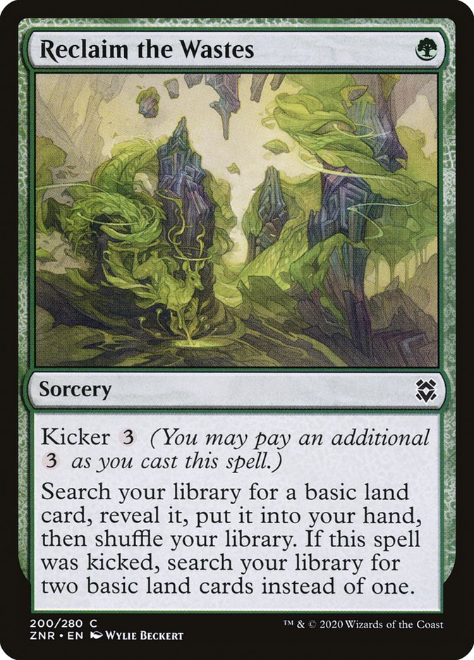 Reclaim the Wastes [Zendikar Rising] Foil