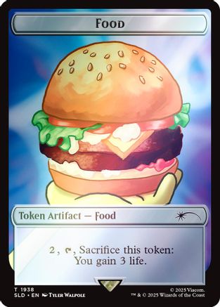 Food Token (1938) (Rainbow Foil)  [Secret Lair Drop Series] Foil