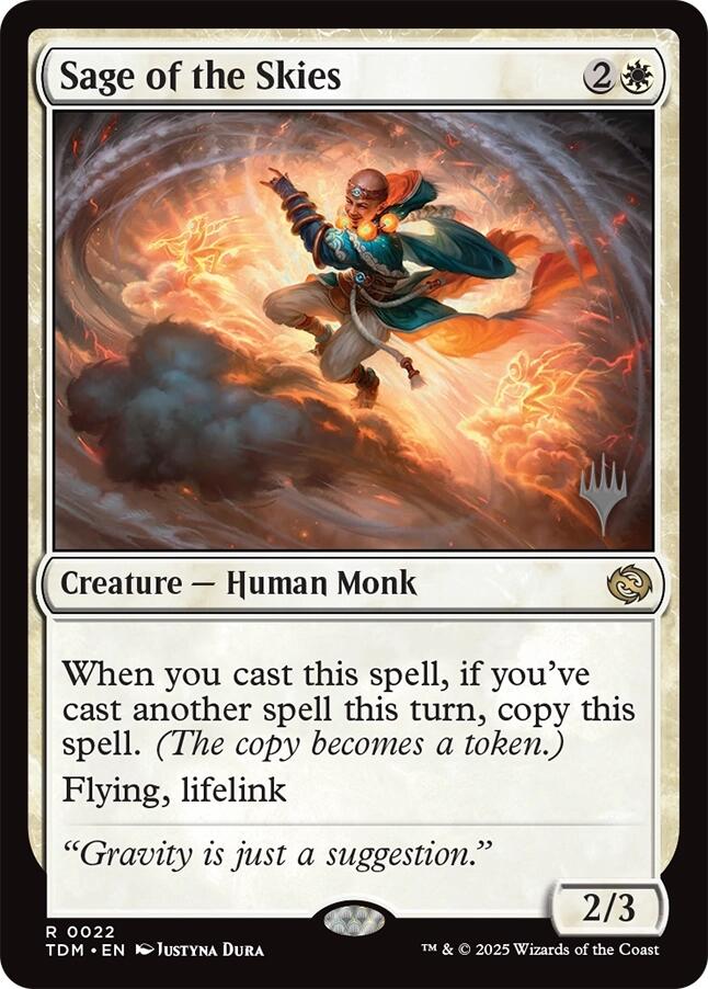 Sage of the Skies [Tarkir: Dragonstorm Promos] Foil