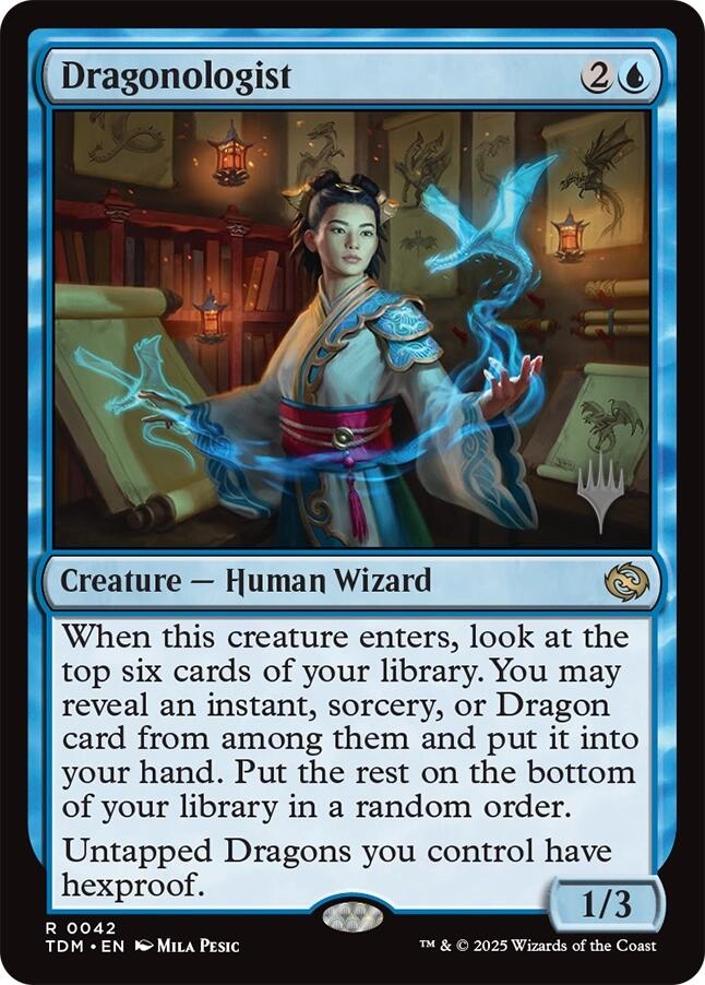 Dragonologist [Tarkir: Dragonstorm Promos] Foil