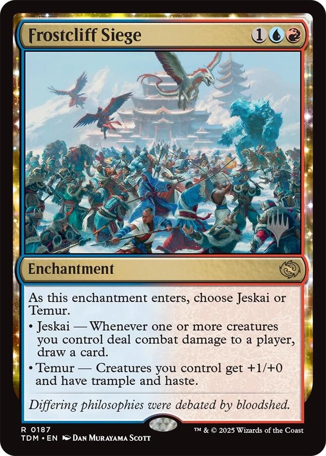 Frostcliff Siege [Tarkir: Dragonstorm Promos] Foil