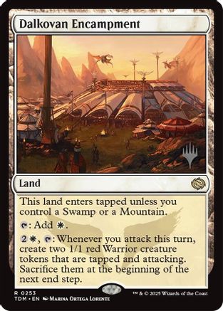 Dalkovan Encampment [Tarkir: Dragonstorm Promos] Foil