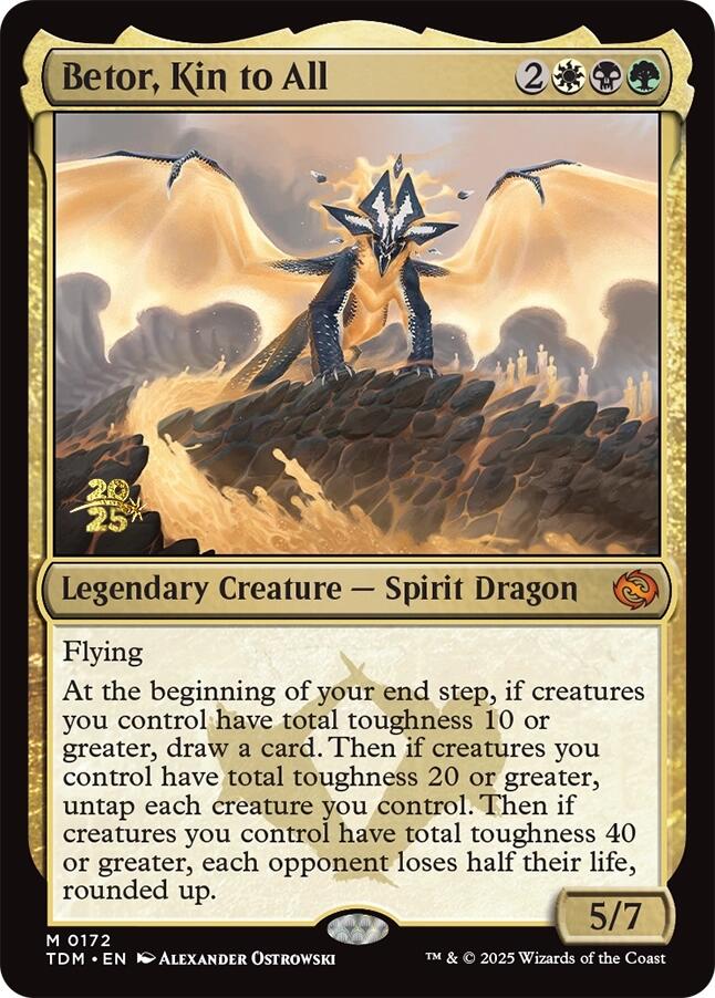 Betor, Kin to All [Tarkir: Dragonstorm Prerelease Promos] Foil