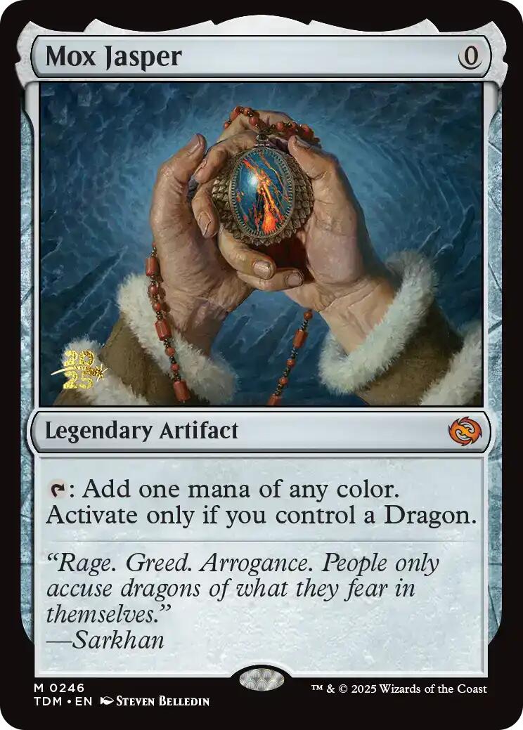 Mox Jasper [Tarkir: Dragonstorm Prerelease Promos] Foil