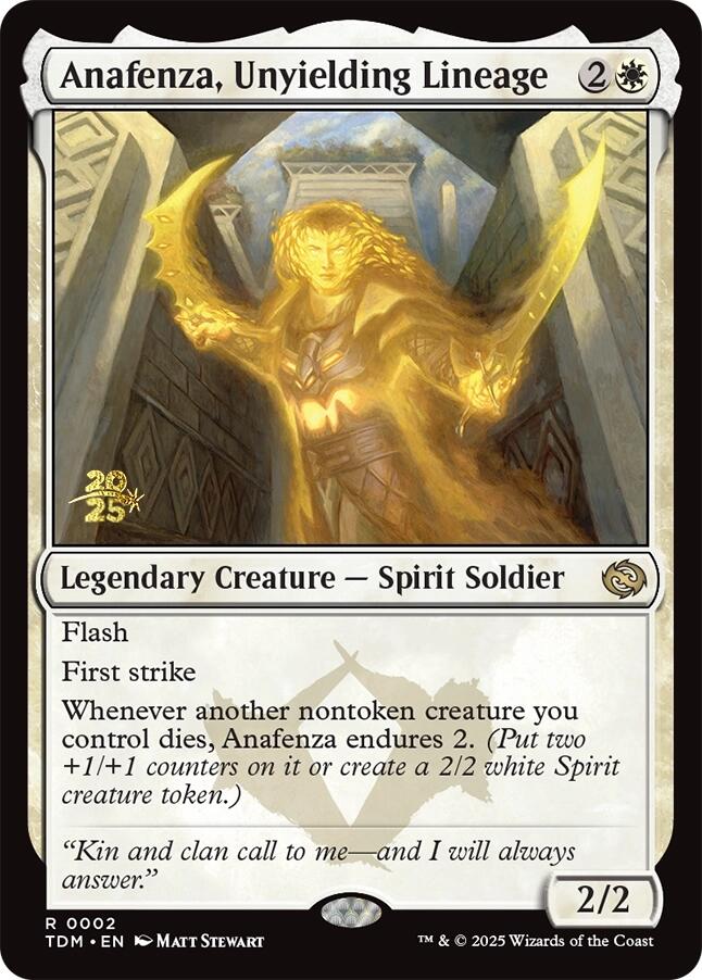 Anafenza, Unyielding Lineage [Tarkir: Dragonstorm Prerelease Promos] Foil