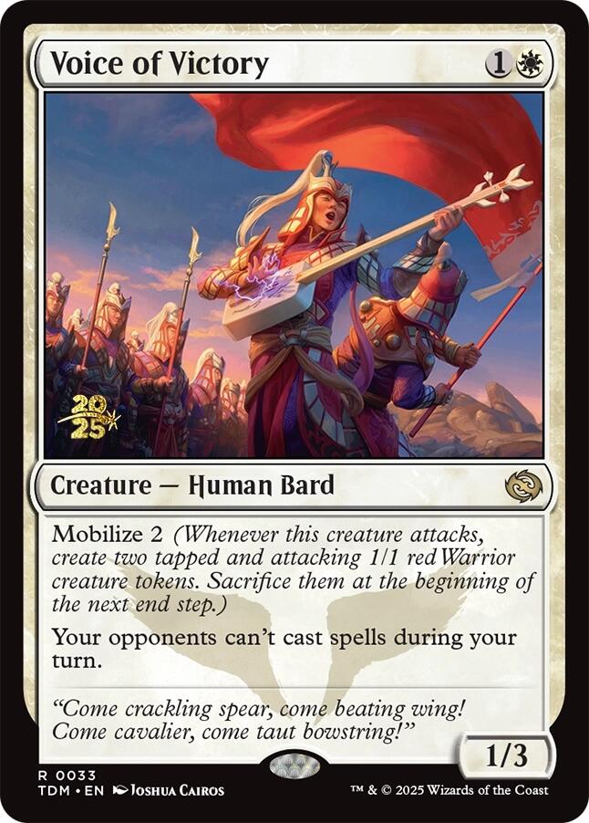 Voice of Victory [Tarkir: Dragonstorm Prerelease Promos] Foil