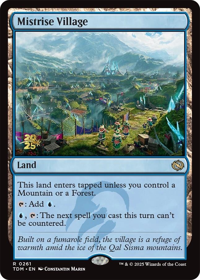 Mistrise Village [Tarkir: Dragonstorm Prerelease Promos] Foil