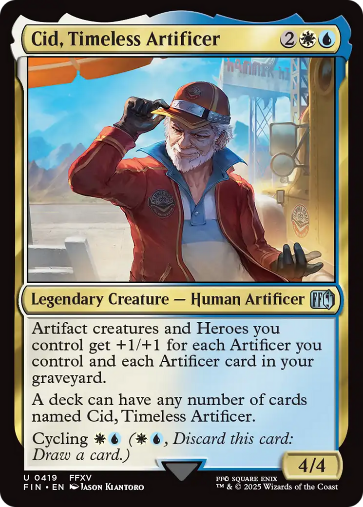 Cid, Timeless Artificer (0419) [FINAL FANTASY] Foil