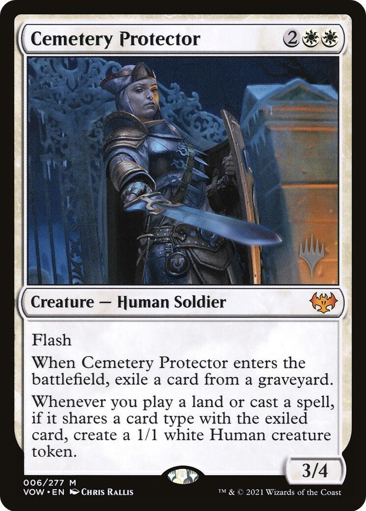 Cemetery Protector [Aetherdrift Promos] Foil