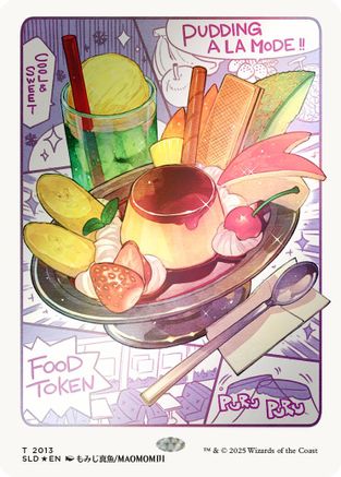 Food Token (2013) (Rainbow Foil)  [Secret Lair Drop Series] Foil
