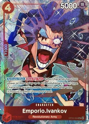 Emporio.Ivankov (Premium Card Collection -Best Selection Vol. 3-) (OP05-004) - [One Piece Promotion Cards] Foil