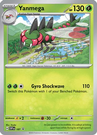 Yanmega (187) [Scarlet & Violet: Black Star Promos]