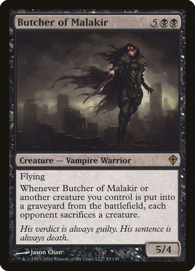 Butcher of Malakir [Worldwake] Foil