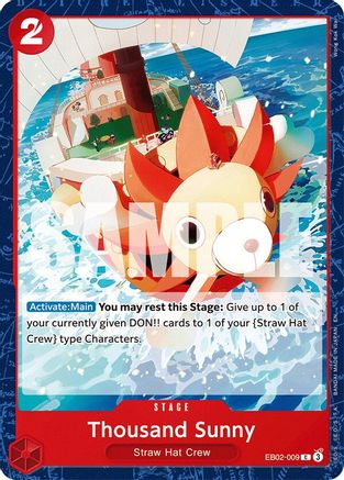 Thousand Sunny (EB02-009) - [Extra Booster: Anime 25th Collection]
