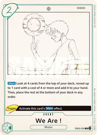 We Are! (EB02-020) - [Extra Booster: Anime 25th Collection] Foil