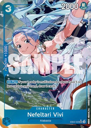 Nefeltari Vivi (Alternate Art) (EB02-026) - [Extra Booster: Anime 25th Collection] Foil