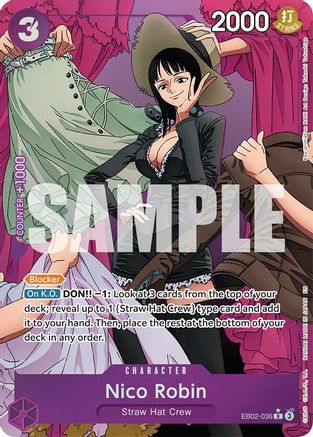 Nico Robin (Alternate Art) (EB02-036) - [Extra Booster: Anime 25th Collection] Foil