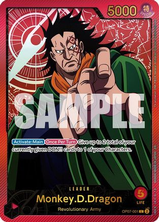 Monkey.D.Dragon (SPR) (OP07-001) - [Extra Booster: Anime 25th Collection] Foil