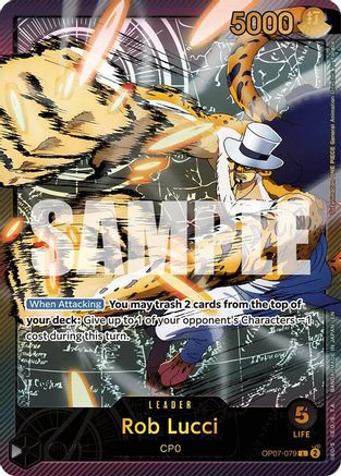 Rob Lucci (SPR) (OP07-079) - [Extra Booster: Anime 25th Collection] Foil