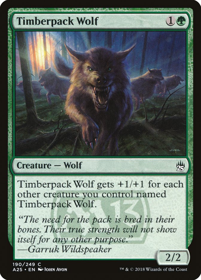 Timberpack Wolf [Masters 25] Foil