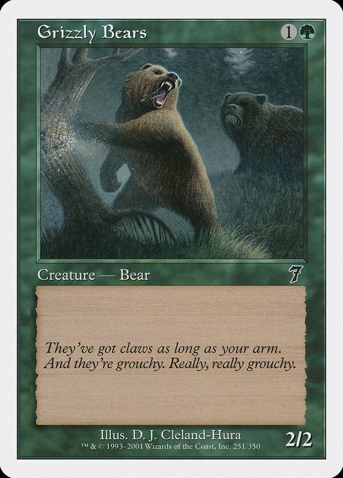 Grizzly Bears [Seventh Edition] Foil