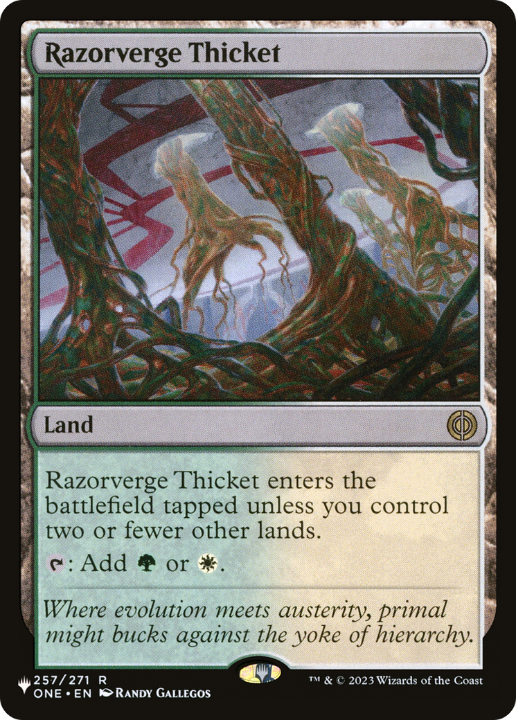Razorverge Thicket  [The List Reprints]