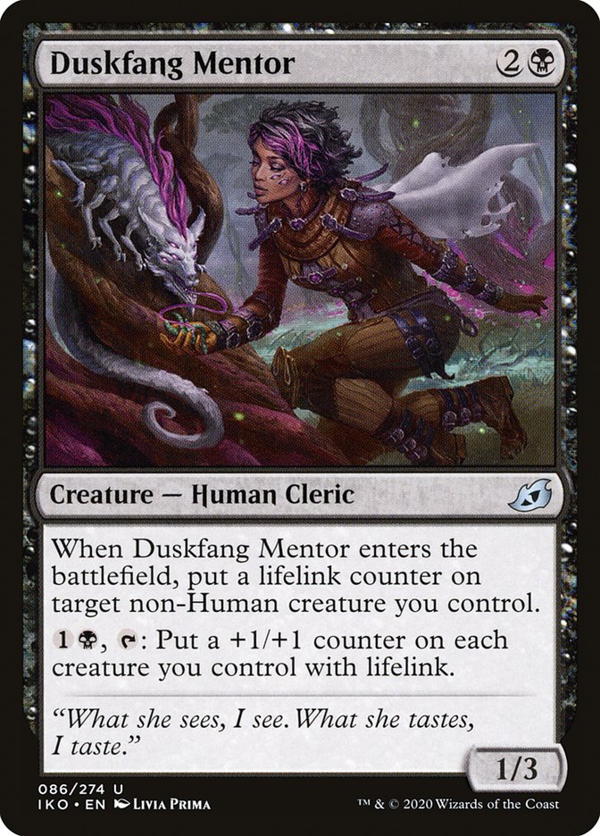 Duskfang Mentor [Ikoria: Lair of Behemoths] Foil