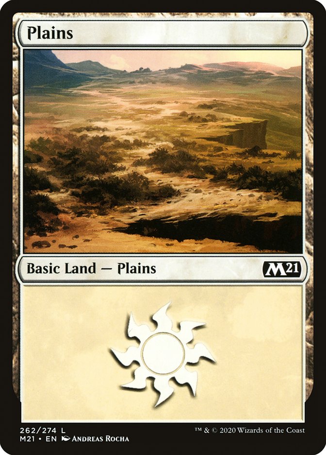 Plains (262) [Core Set 2021] Foil