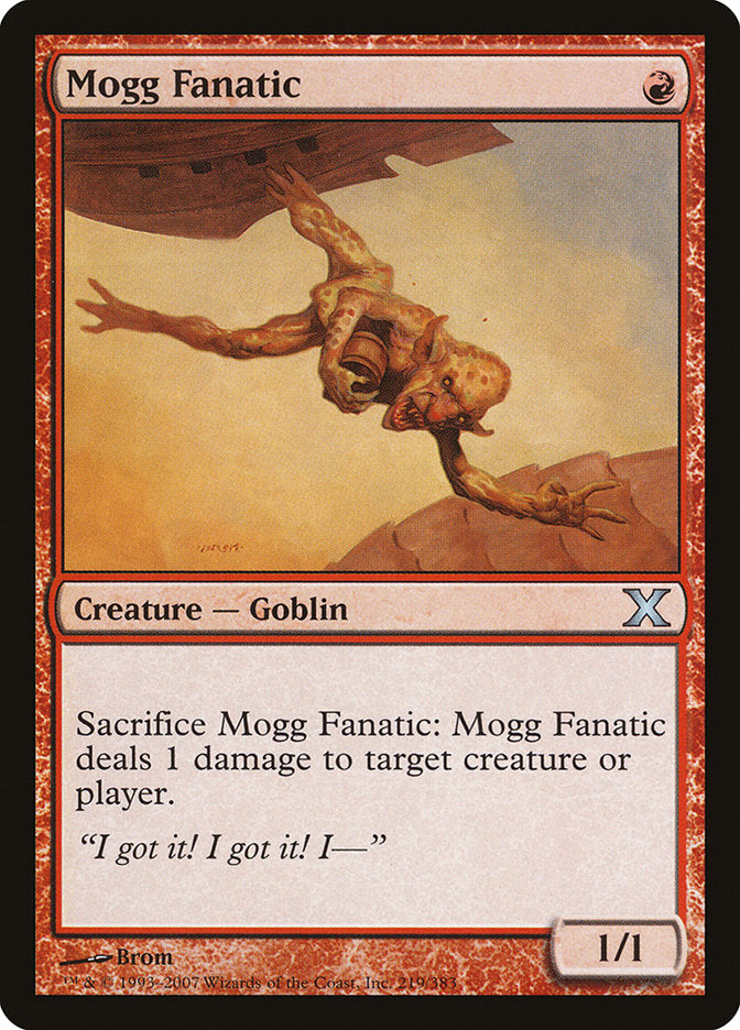 Mogg Fanatic [Tenth Edition] Foil