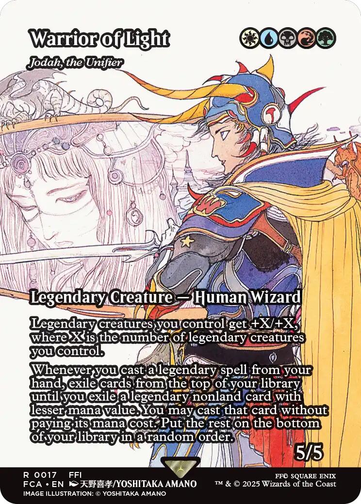 Warrior of Light - Jodah, the Unifier (Showcase) [FINAL FANTASY : Through the Ages] Foil