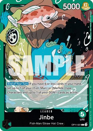 Jinbe (021) (OP11-021) - [A Fist of Divine Speed]