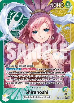 Shirahoshi (022) (Alternate Art) (OP11-022) - [A Fist of Divine Speed] Foil