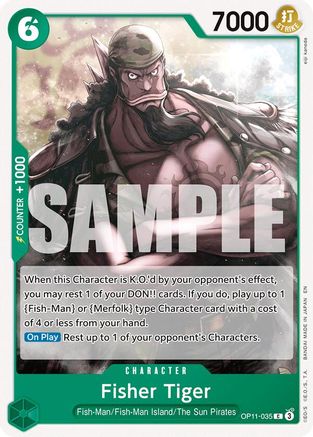 Fisher Tiger (OP11-035) - [A Fist of Divine Speed]