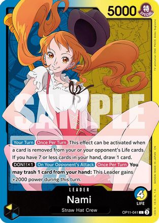 Nami (041) (OP11-041) - [A Fist of Divine Speed]