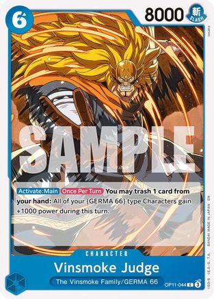 Vinsmoke Judge (OP11-044) - [A Fist of Divine Speed]