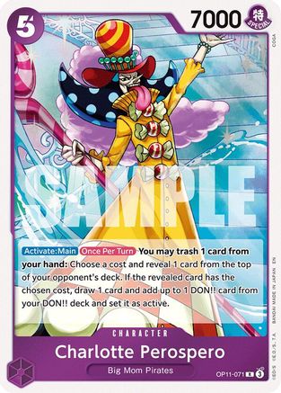 Charlotte Perospero (OP11-071) - [A Fist of Divine Speed] Foil