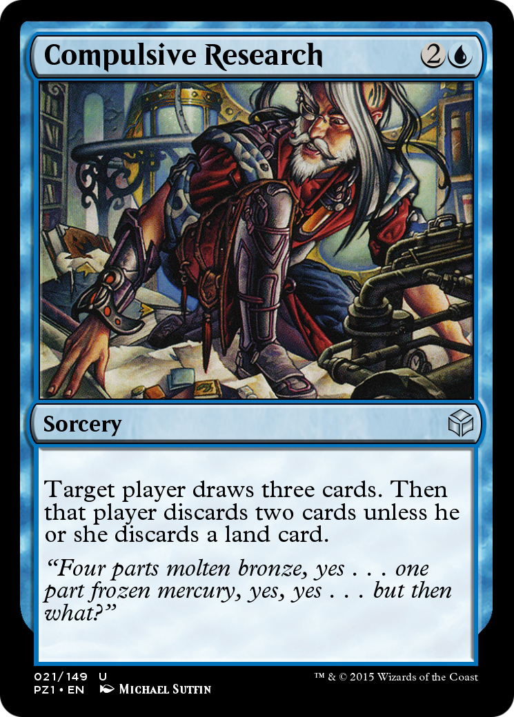 Compulsive Research  [Legendary Cube Prize Pack]