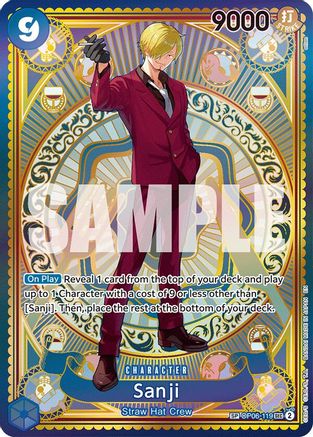 Sanji (SP) (OP06-119) - [A Fist of Divine Speed] Foil