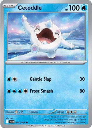 Cetoddle (064/182) [Scarlet & Violet: Destined Rivals] Reverse Holofoil