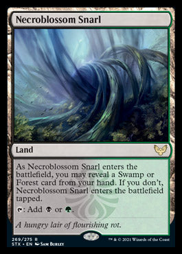 Necroblossom Snarl [Strixhaven: School of Mages] Foil