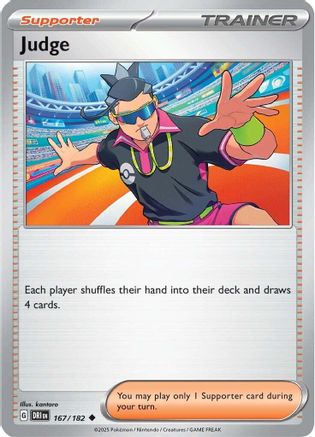 Judge (167/182) [Scarlet & Violet: Destined Rivals] Reverse Holofoil