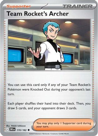 Team Rocket's Archer (170/182) [Scarlet & Violet: Destined Rivals] Reverse Holofoil