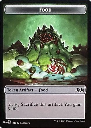 Food // Plant Double-Sided Token  [The List Reprints]