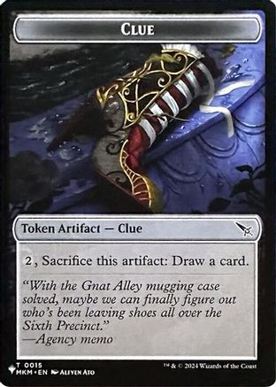 Clue // Copy Double-Sided Token  [The List Reprints]