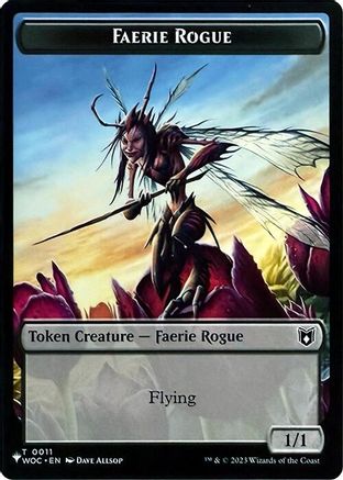 Faerie Rogue // Ox Double-Sided Token  [The List Reprints]