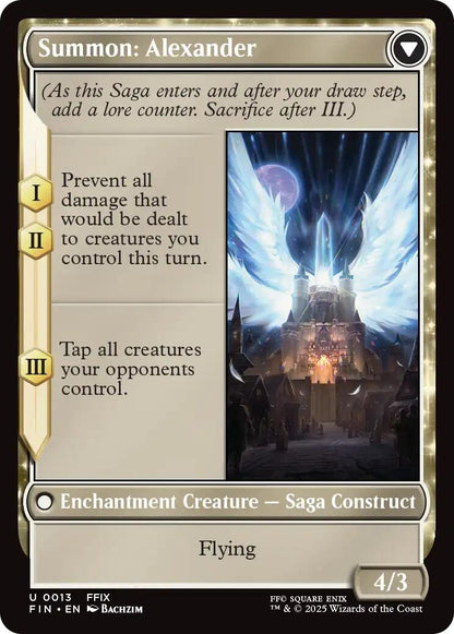Crystal Fragments // Summon: Alexander [FINAL FANTASY] Foil