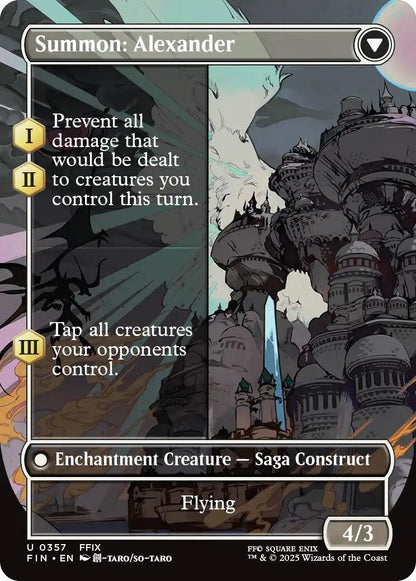 Crystal Fragments // Summon: Alexander (Borderless) [FINAL FANTASY] Foil