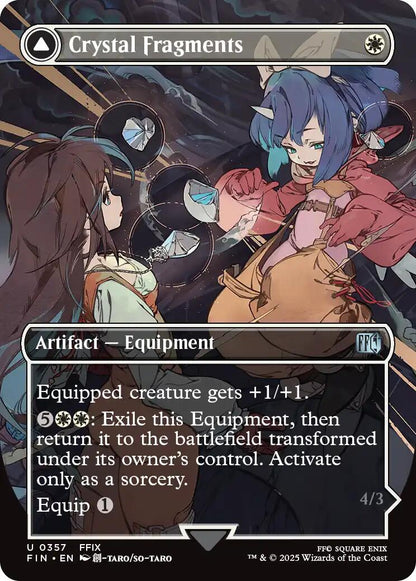 Crystal Fragments // Summon: Alexander (Borderless) [FINAL FANTASY] Foil