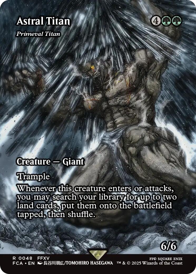 Astral Tiran - Primeval Titan (Showcase) [FINAL FANTASY : Through the Ages] Foil